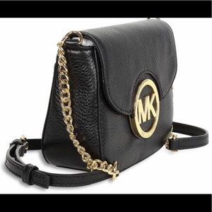 Michael Kors Fulton Leather Small Crossbody